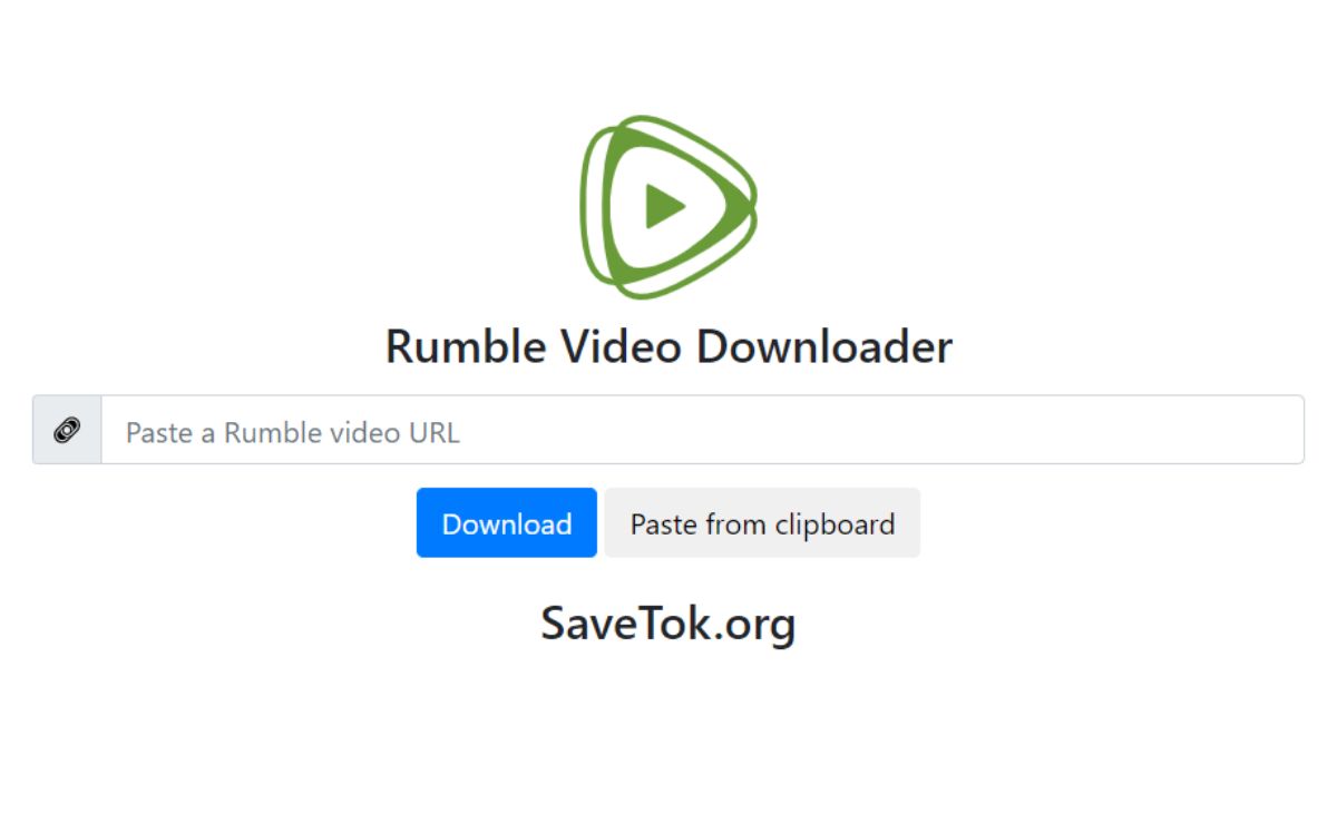 Rumble Video Downloader | SaveTok.org